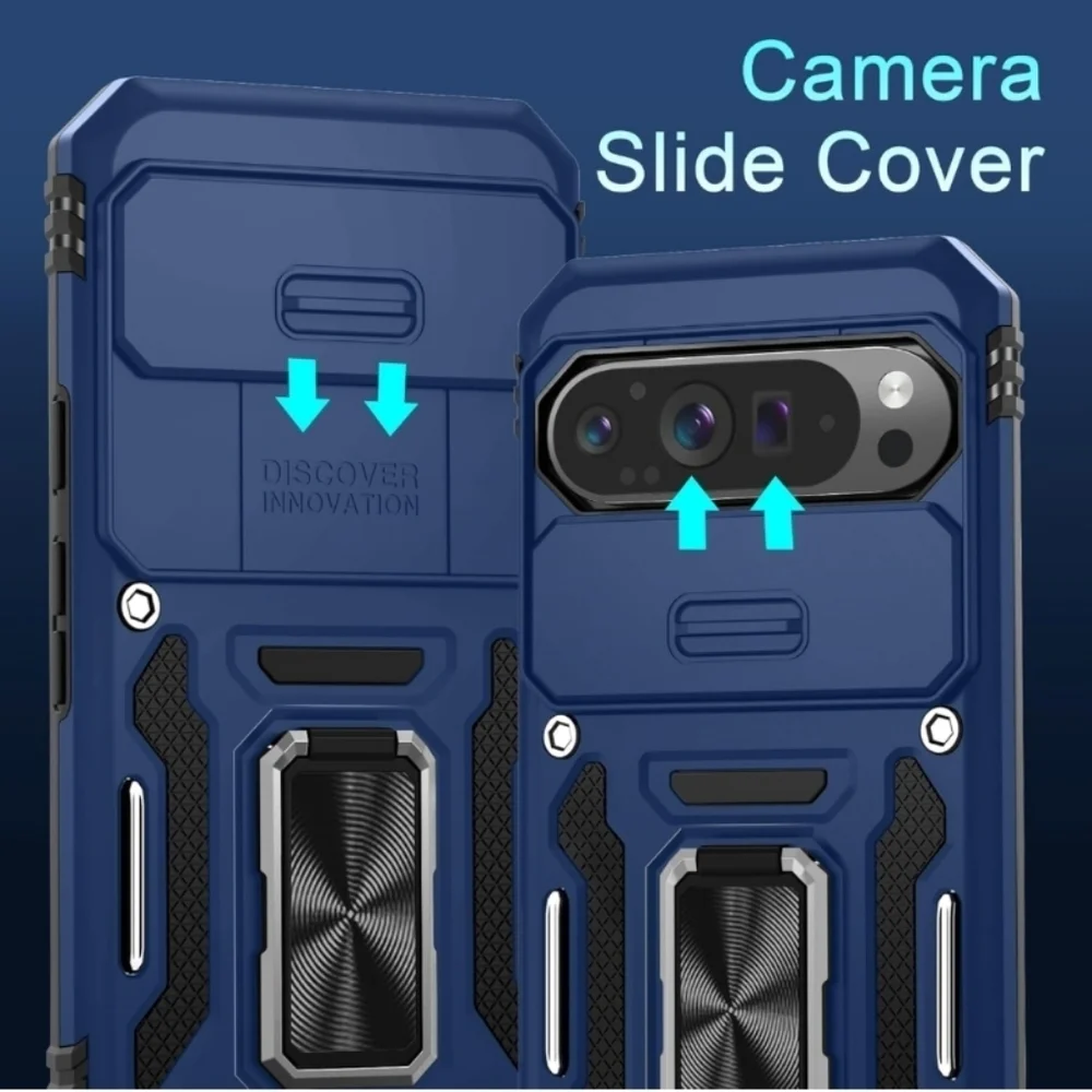 DEERLAMN Protective Cover Case for Google Pixel 9 Pro XL Navy Blue (New)