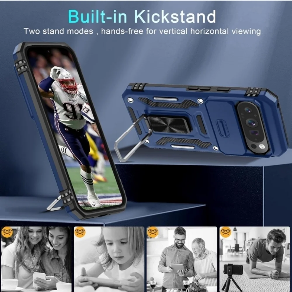 DEERLAMN Protective Cover Case for Google Pixel 9 Pro XL Navy Blue (New)