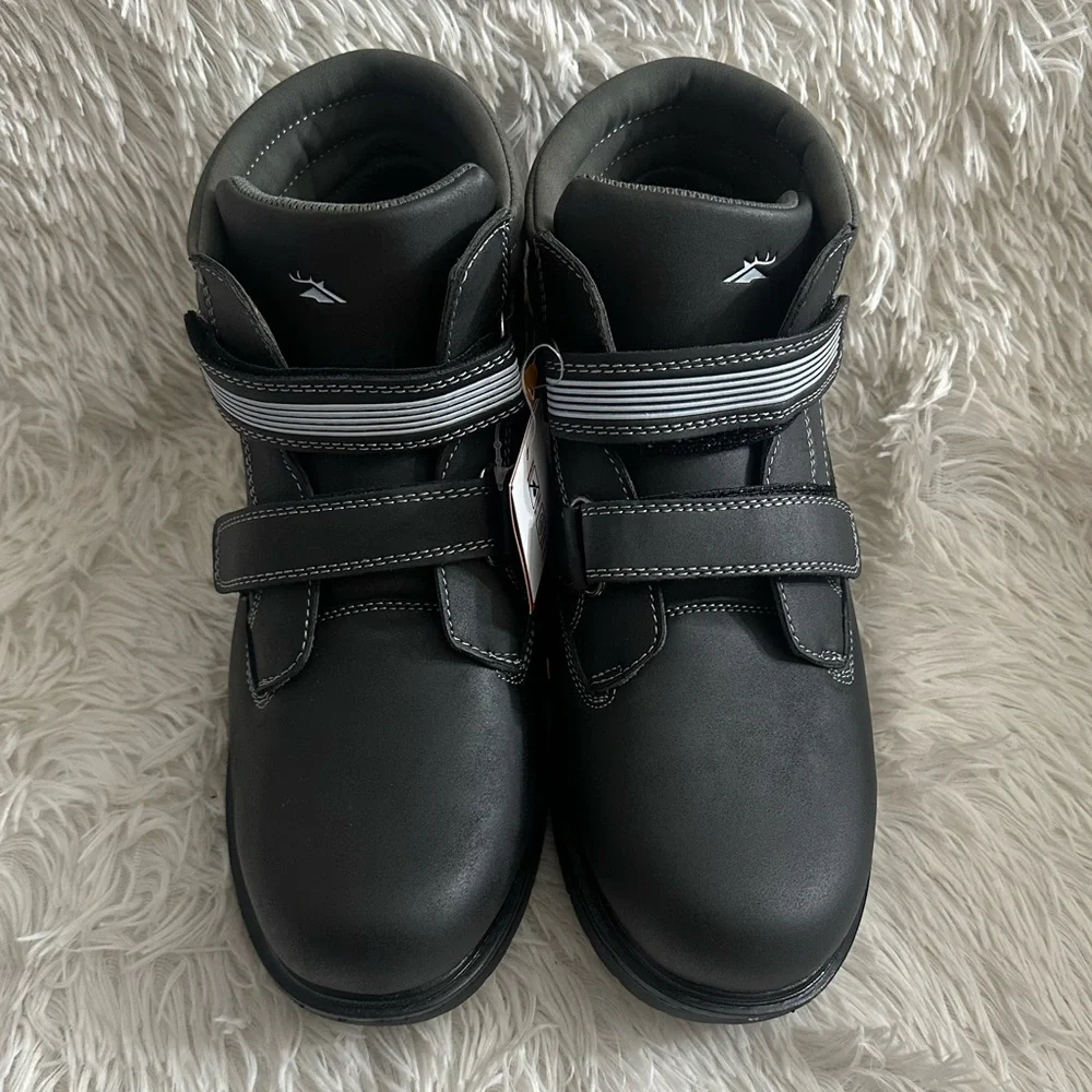 Deer Stags Marker Black Waterproof Boots - Big Kids' Size 7 - NWT