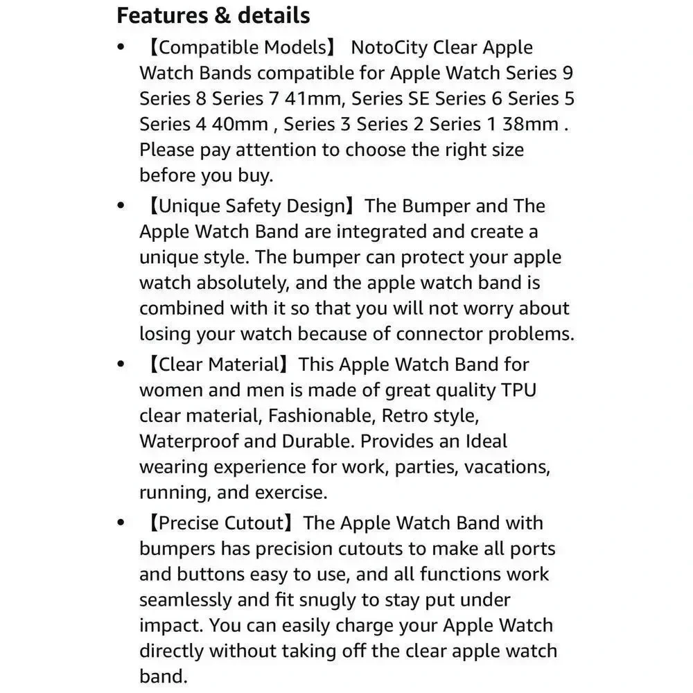 No Brand features details