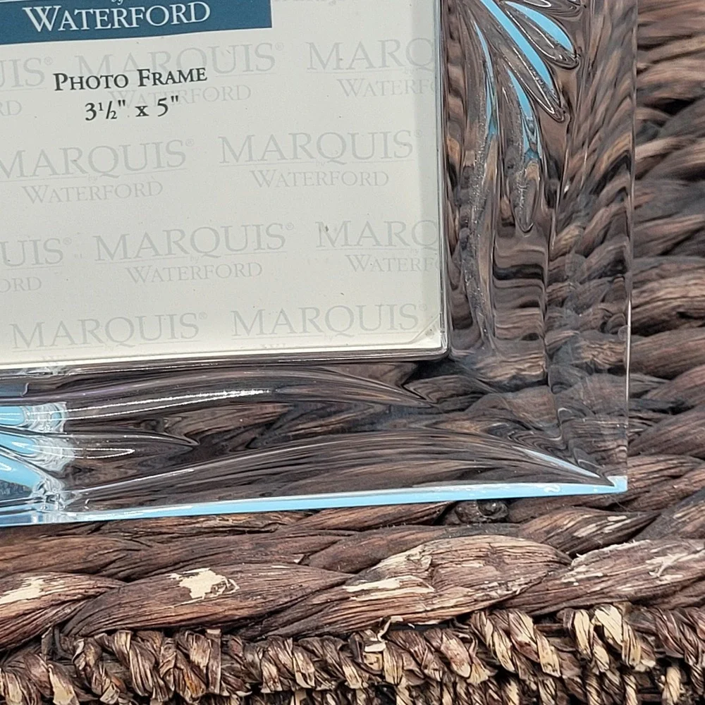 Marquis by Waterford Roselle Double Picture Frame Unisex OS Clear Crystal Decor