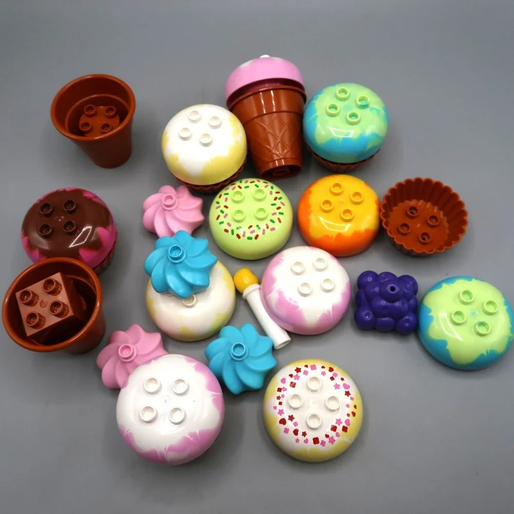 Lego Duplo Cupcakes & Ice Cream Cakes Food Toy Lot Bundle
