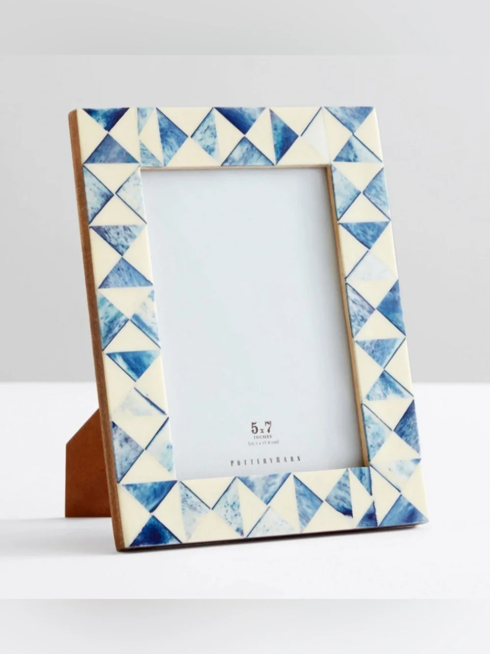 NEW Pottery Barn Bone Geometric Picture Frame
