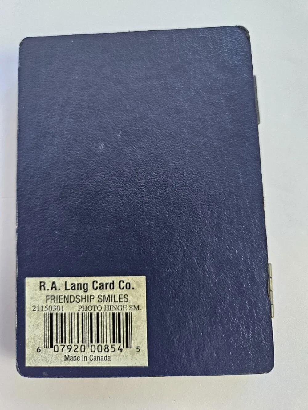 Picture Frame Wallet Size R. A. Lang Card Co. Friendship Smiles