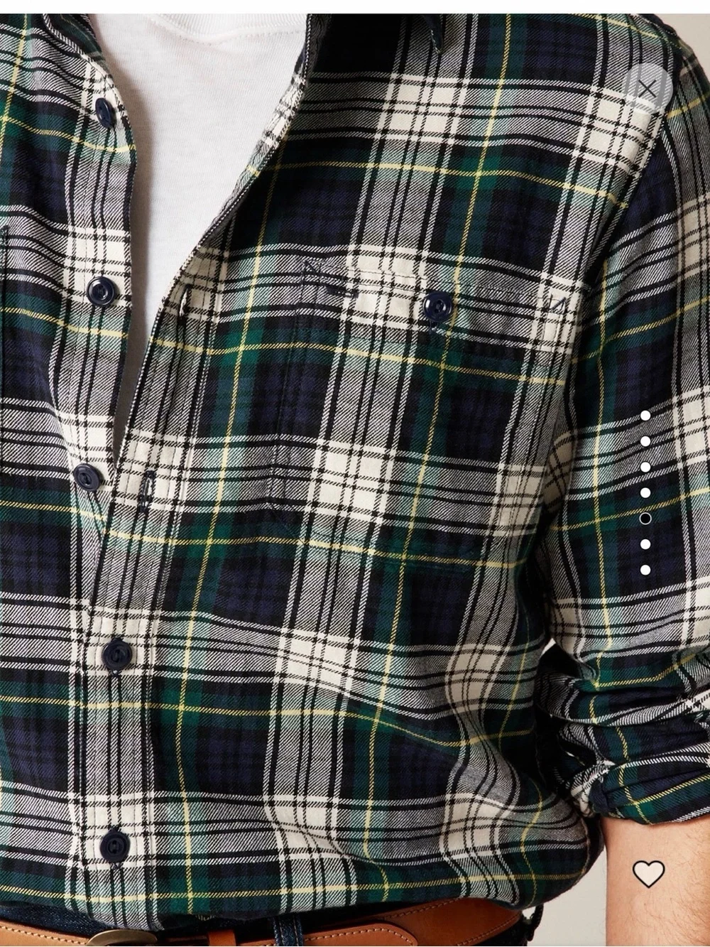 J. Crew lightweight plaid