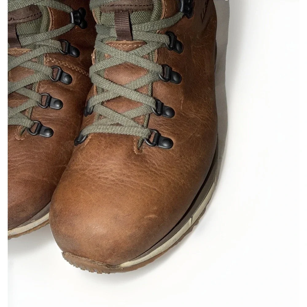 LL Bean Women's TEK 2.5 Waterproof Hiking Boots Brown Leather Size 13 #507251