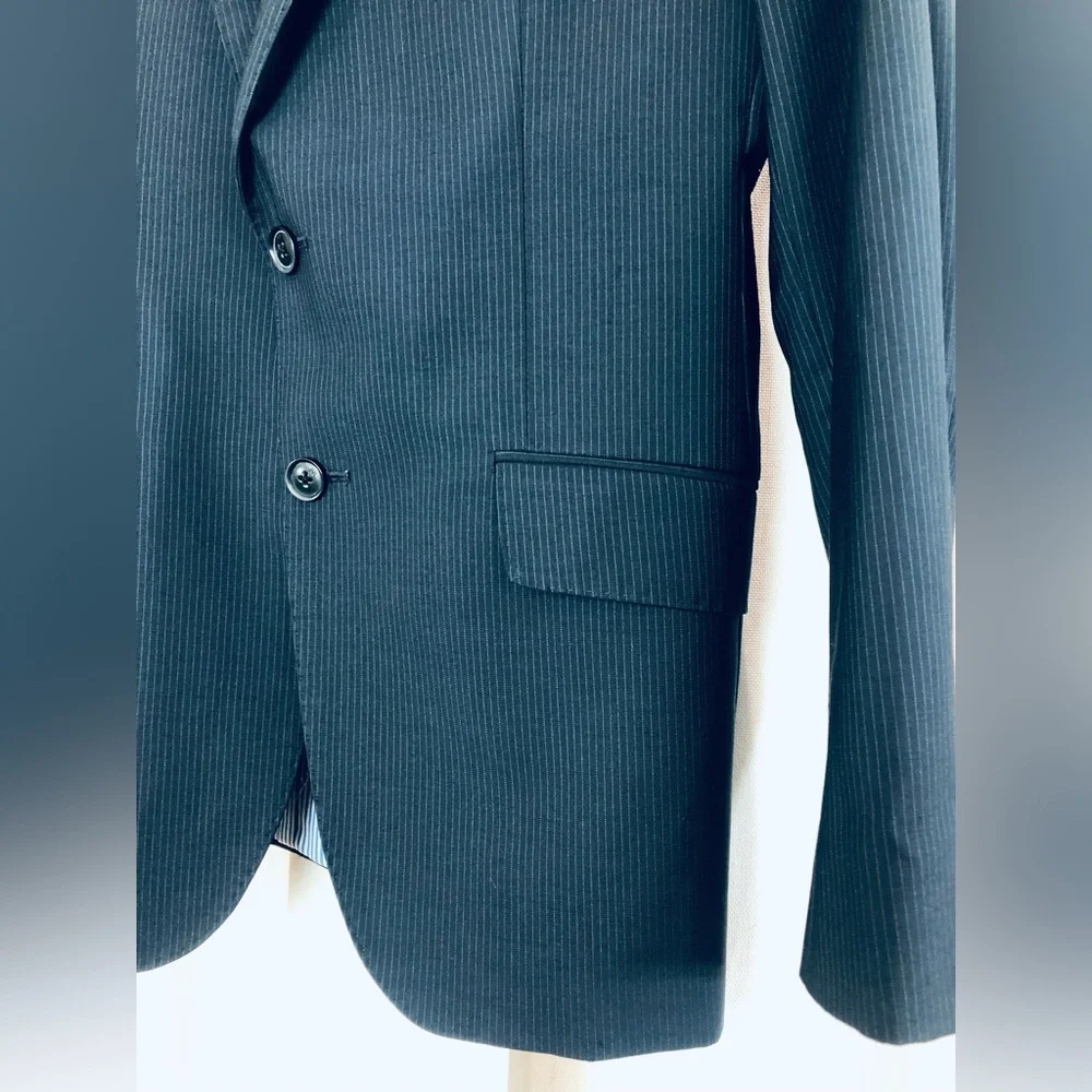 Banana Republic Blazer Sport Coat 40R Mens Modern Slim Fit Marzotto Italian Wool