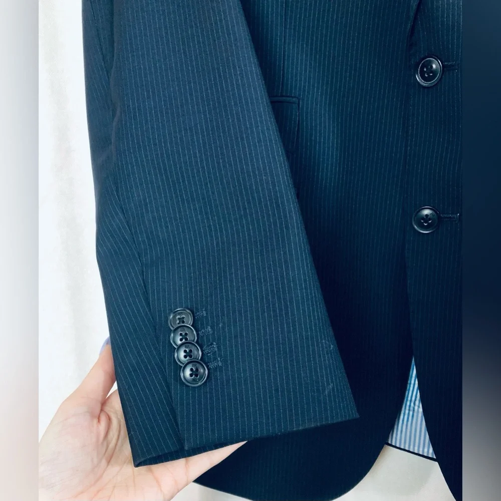 Banana Republic Blazer Sport Coat 40R Mens Modern Slim Fit Marzotto Italian Wool