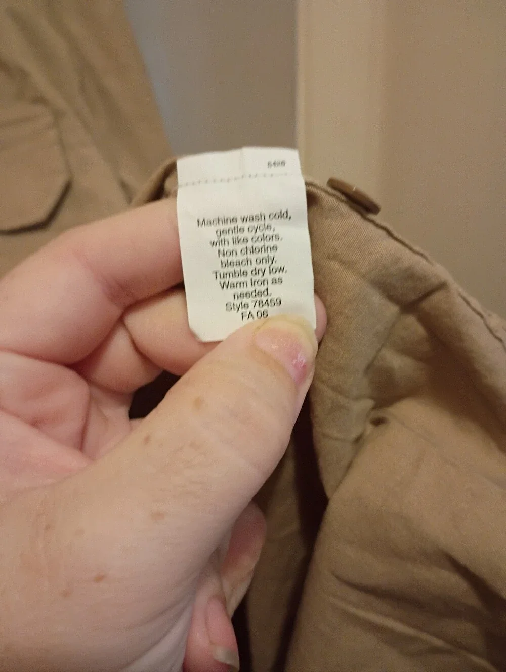 J. Crew Broken In Chino Tan Button Down Shirt Size XL