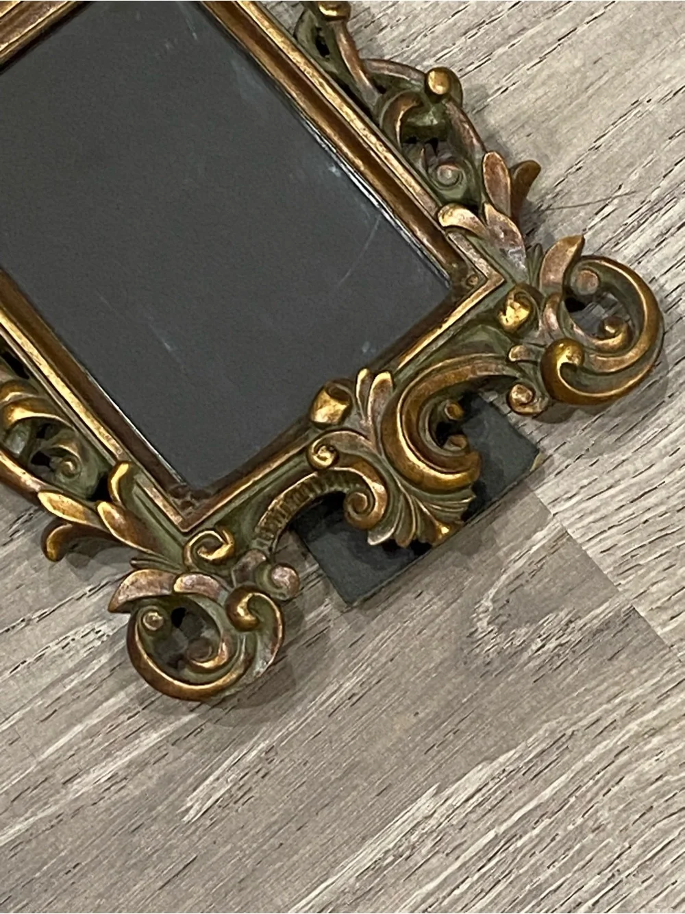 Vintage Gold Ornate Victorian Tabletop Picture Frame Rococo