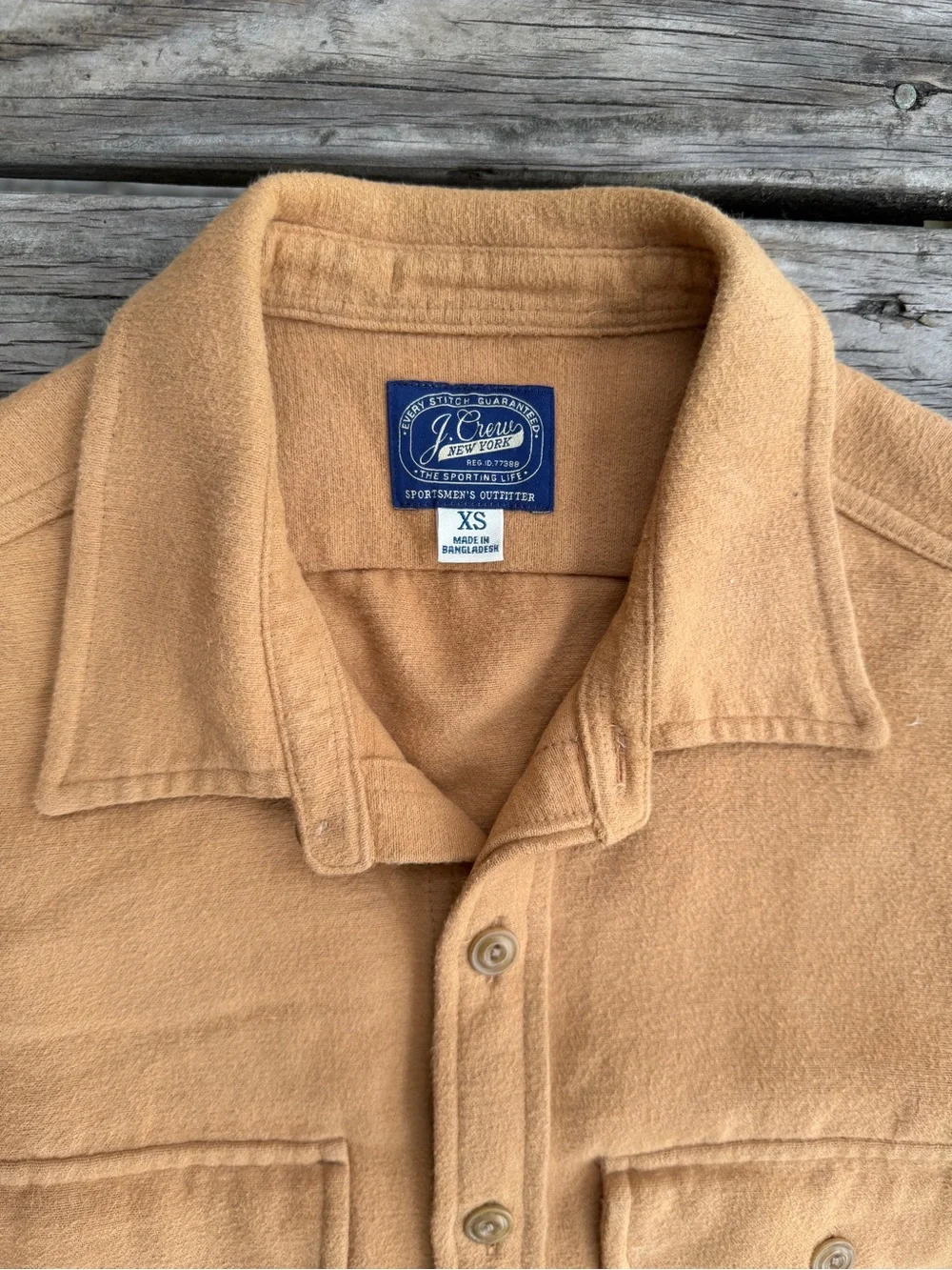 J. Crew heavyweight brushed