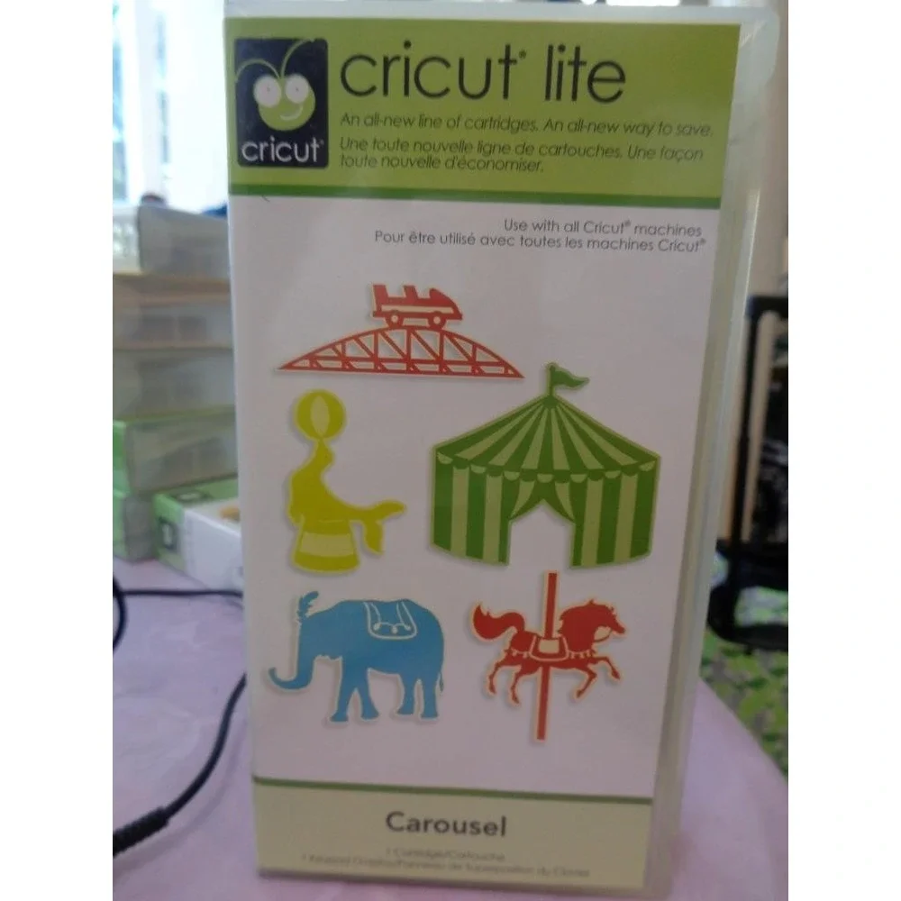 Cricut Die Cut Cartridge CAROUSEL Scrapbooking