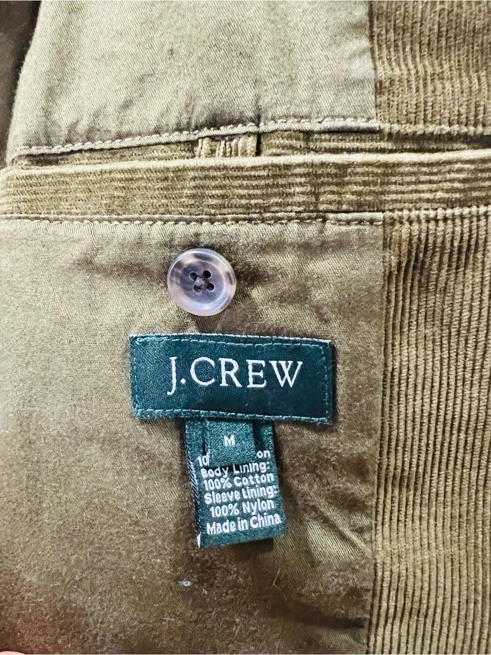 J. Crew crew corduroy