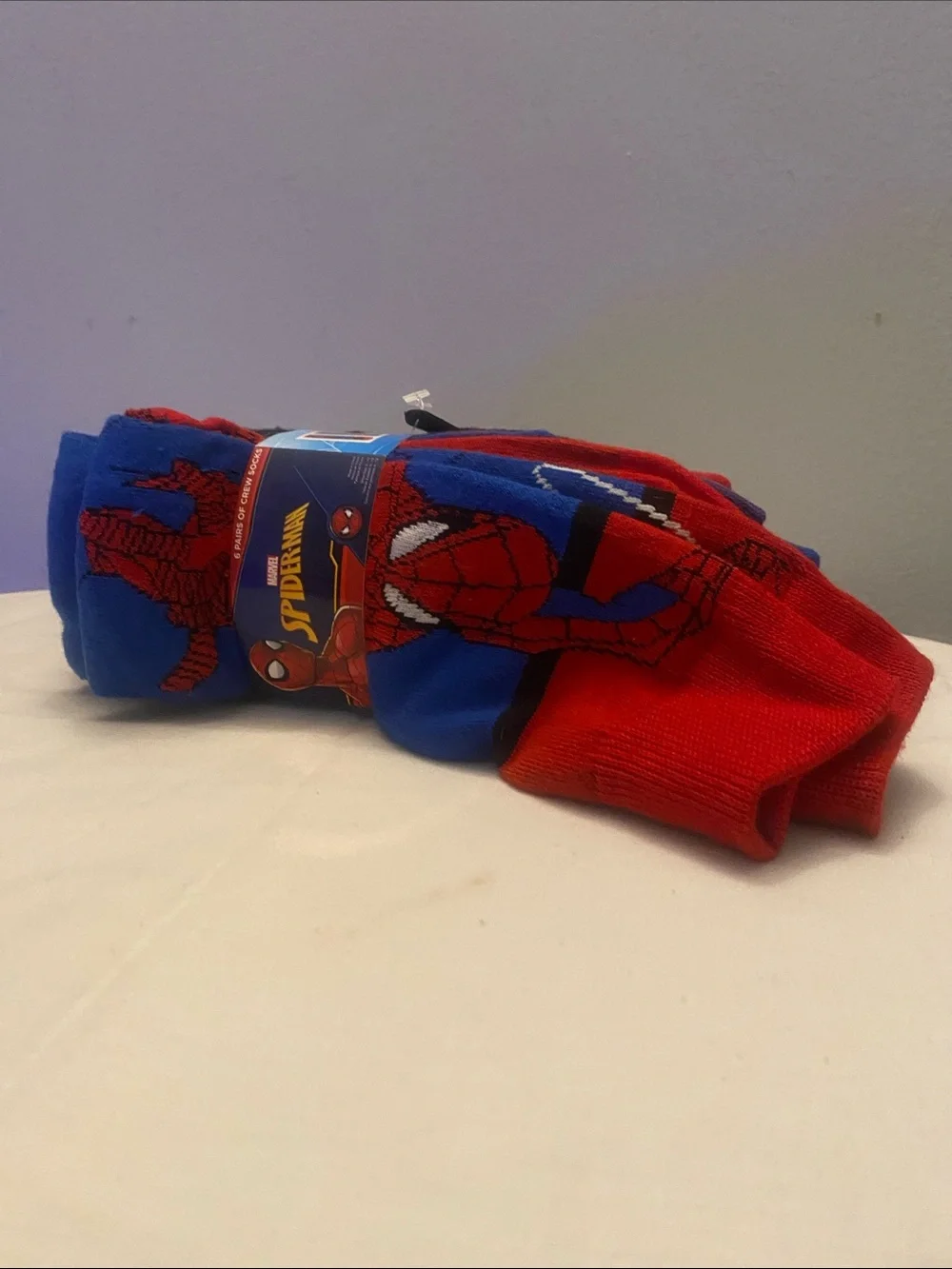 Marvel Spider-Man Kids Socks in Red and Blue
