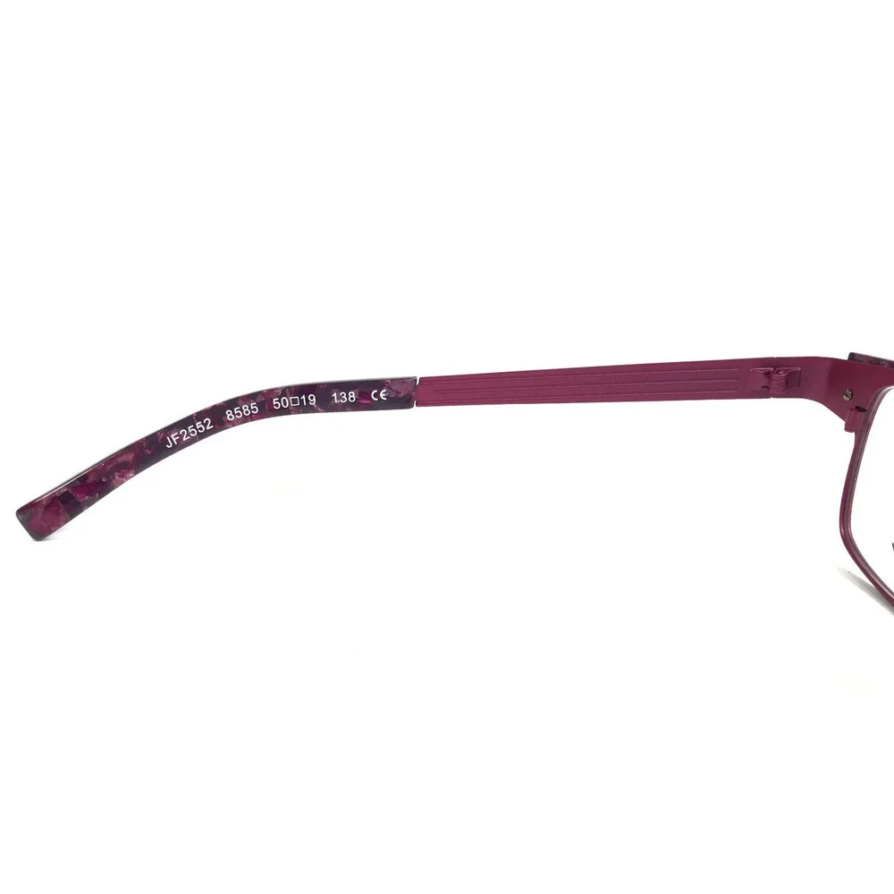 J.F. Rey Eyeglasses Frames JF2552 8585 Fuchsia Plum Pink Purple Brown 50-19-138