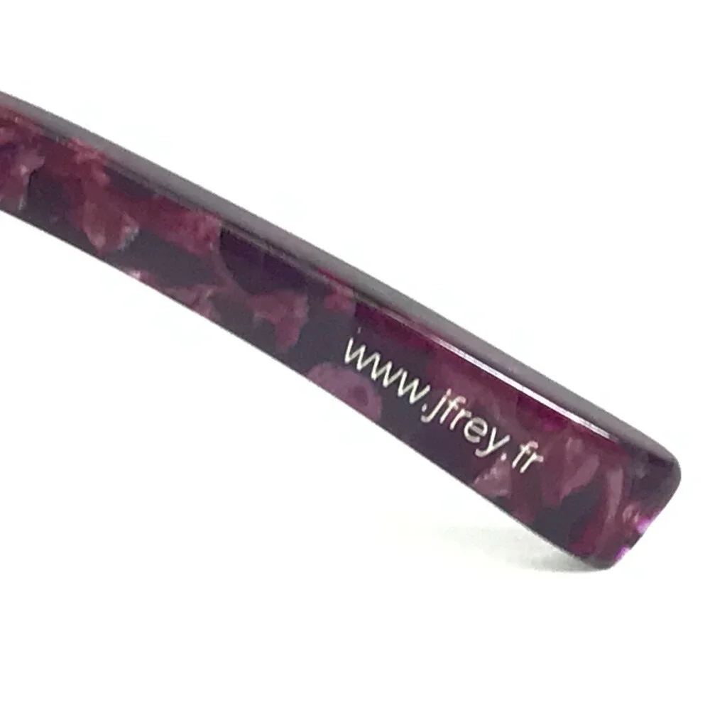 J.F. Rey Eyeglasses Frames JF2552 8585 Fuchsia Plum Pink Purple Brown 50-19-138