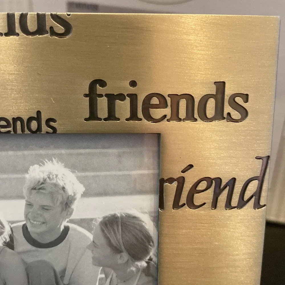 Friends Fetco  Pewter 5x3.5” picture frame new in box