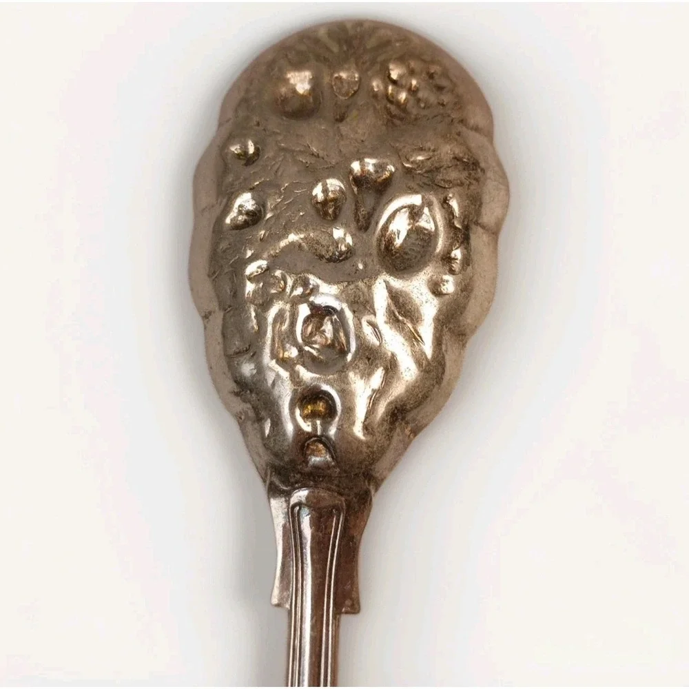 Fruit Serving Spoon Sheffield EPNS A1 Event Party Punch Kings Pattern 9