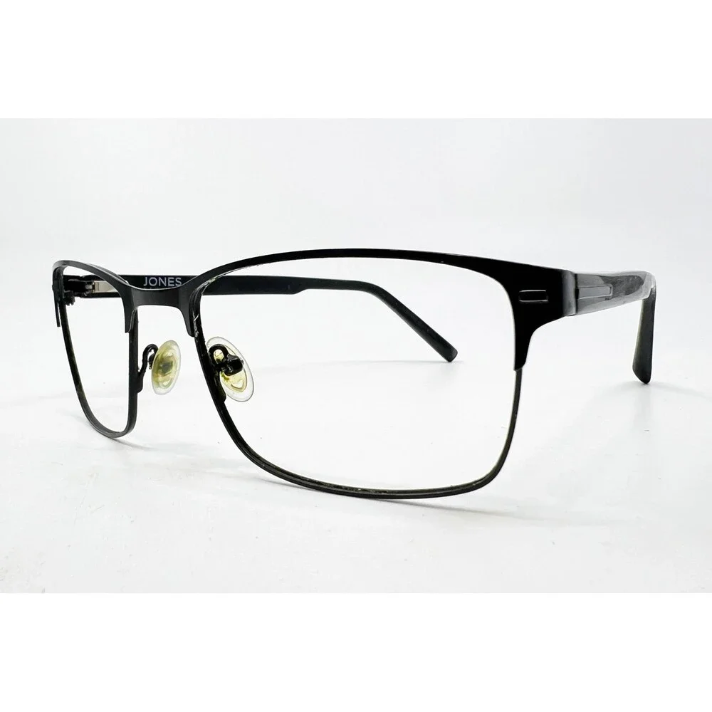 Jones New York Eyeglasses Womens Black J356 Rectangular Frames 56-18-145
