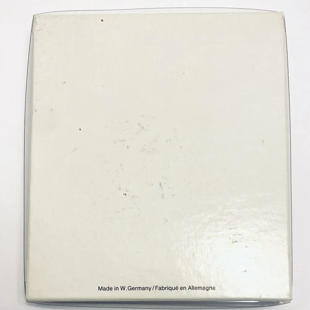 Vintage Mikasa Crystal 6” Swirl Rose Picture Frame - Never Used
