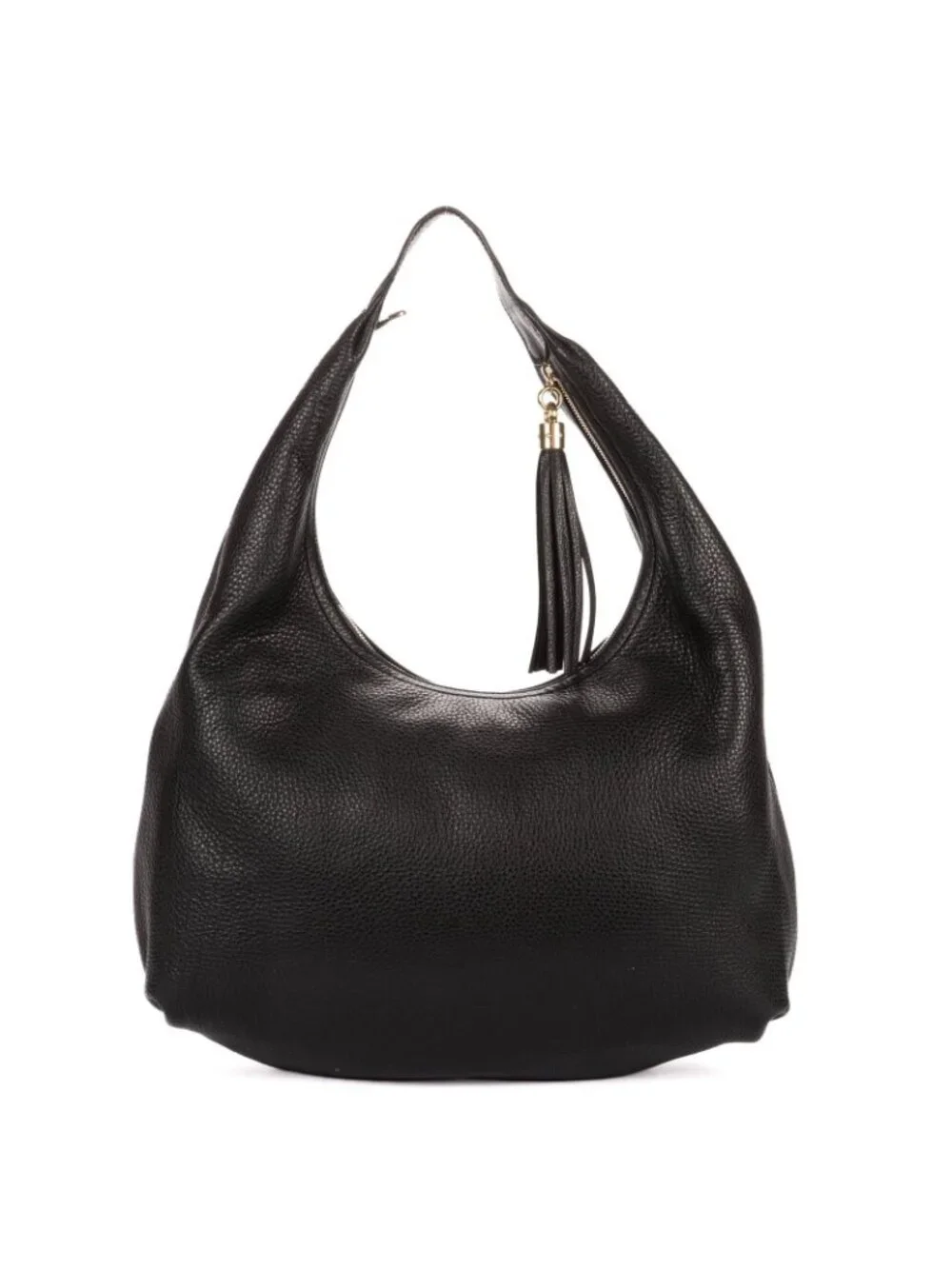 Gucci Soho Hobo Black Grain Calf Leather