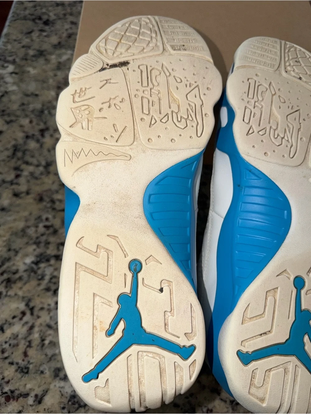 Jordan toe shoe slight