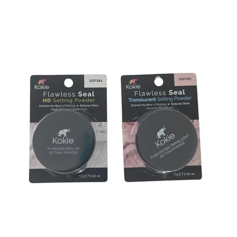 Kokie Flawless Seal Translucent &HD Setting Powder  2pk