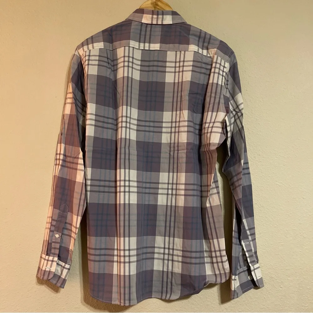 J. Crew name sleeve plaid