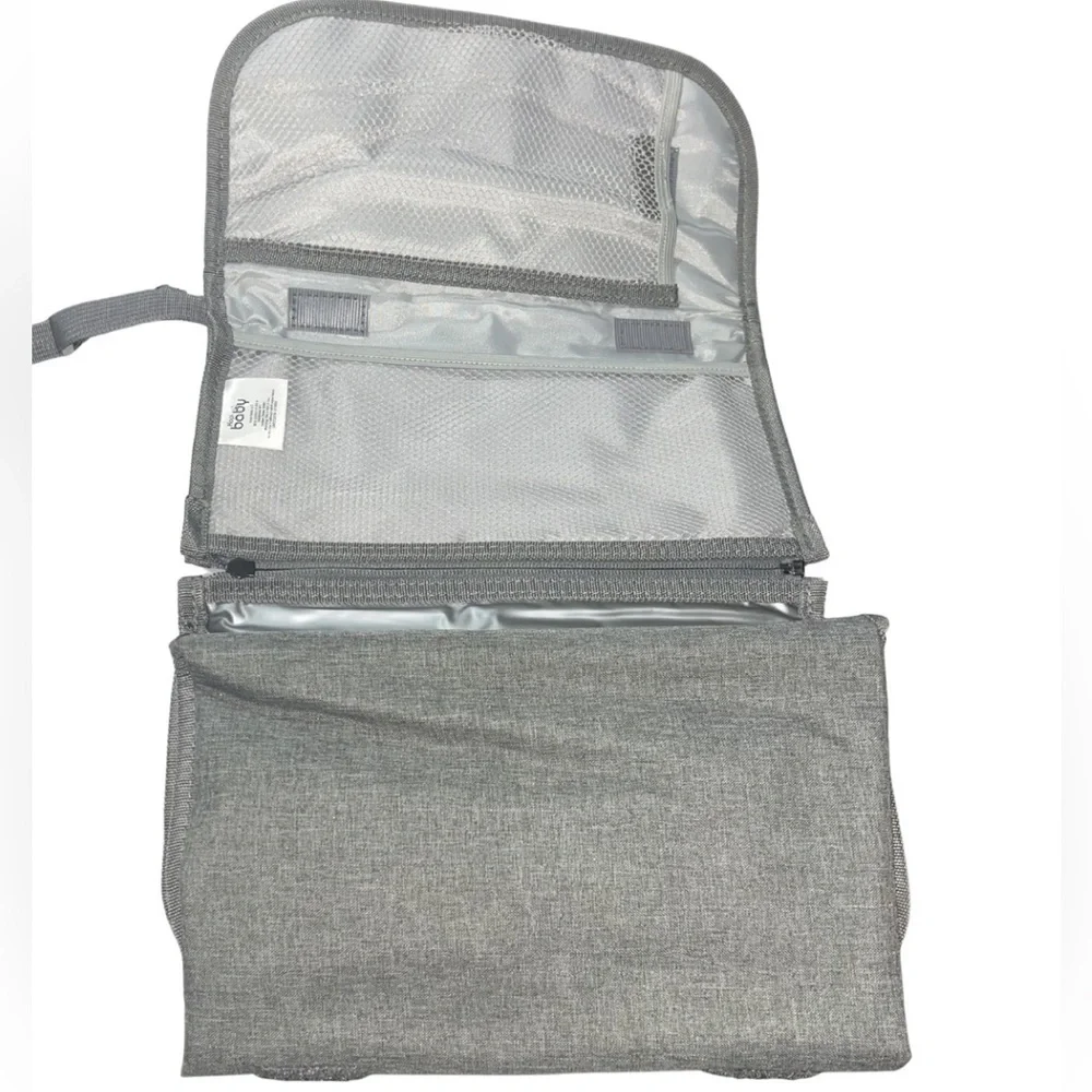 NWOT Kopi Baby Portable Diaper Changing Pad - Grey Travel Station