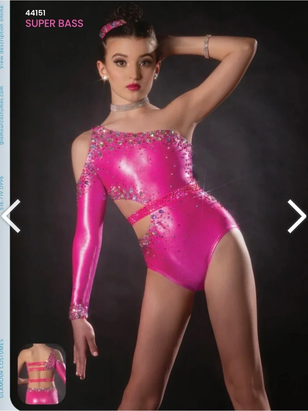 Glamour embellished vibrant