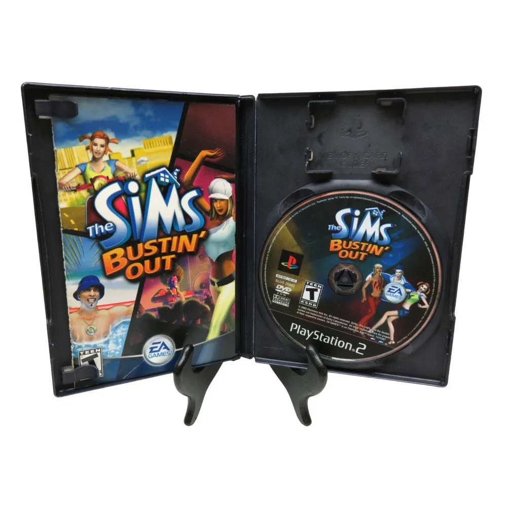 The Sims Bustin' Out‎ (Sony PlayStation 2, PS2, 2003) Complete