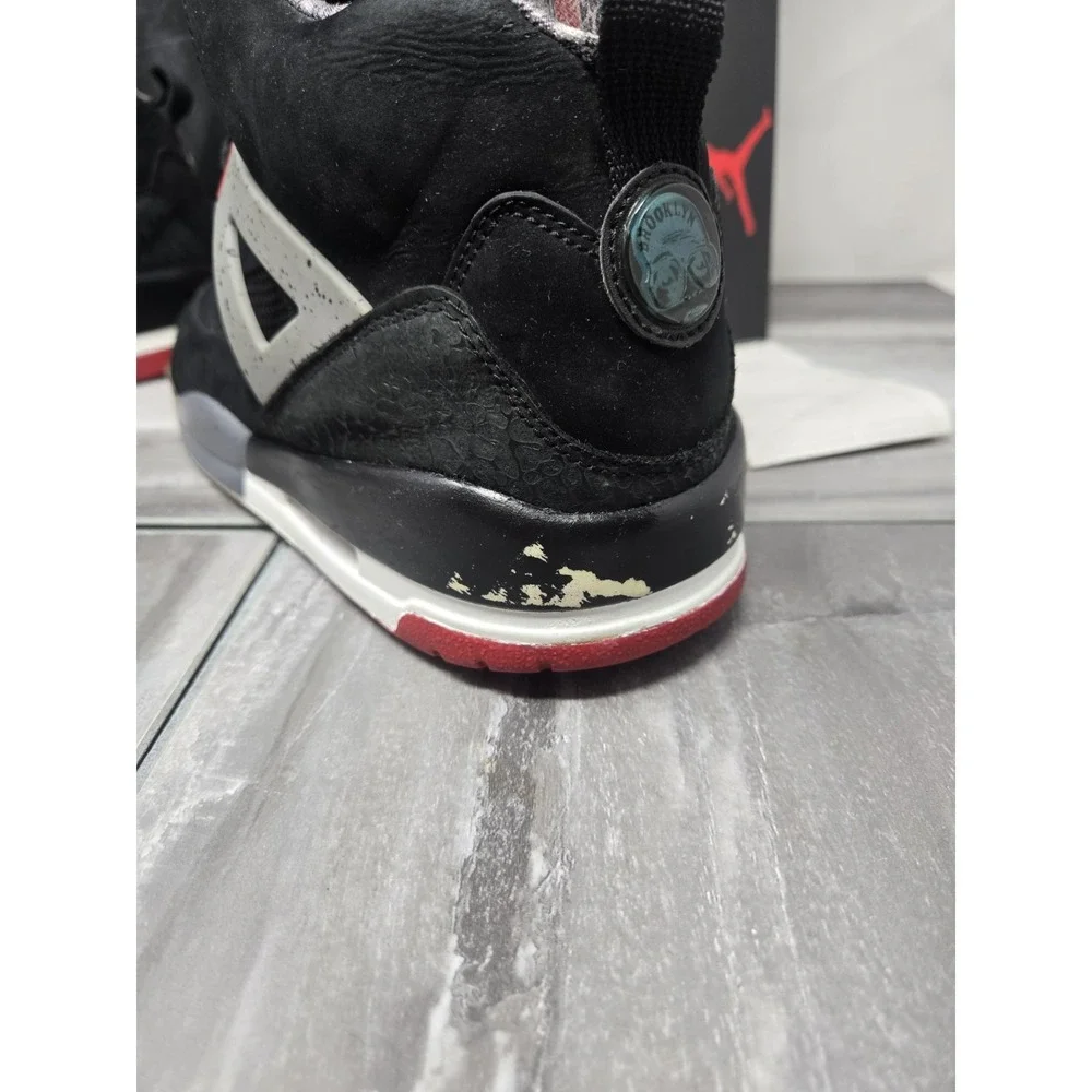 Jordan Spizike‎ Black Varsity Red Size 13 Cement Grey 315371-062 OG Authentic