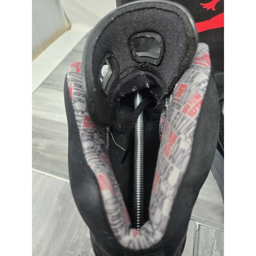 Jordan Spizike‎ Black Varsity Red Size 13 Cement Grey 315371-062 OG Authentic