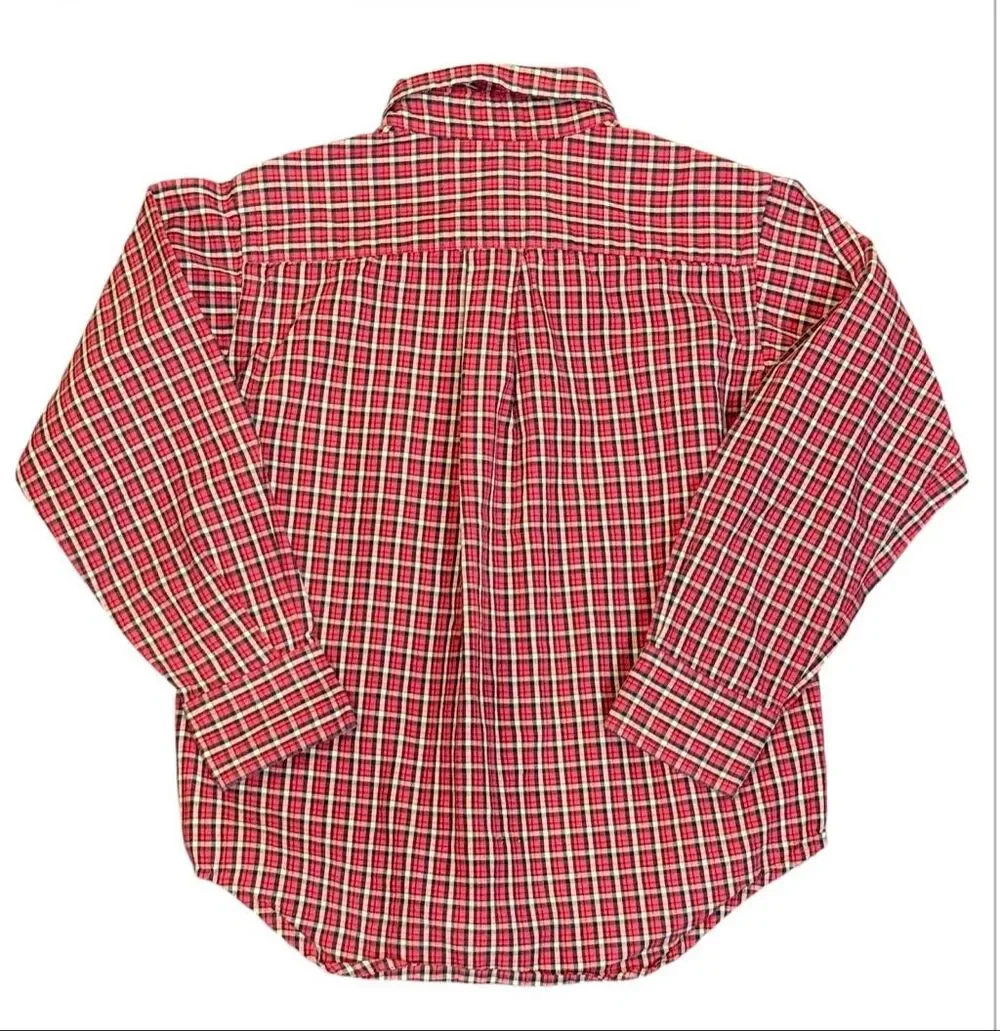 Ralph Lauren Plaid Button Down Shirt Sz. 4 Preppy Iconic Pony