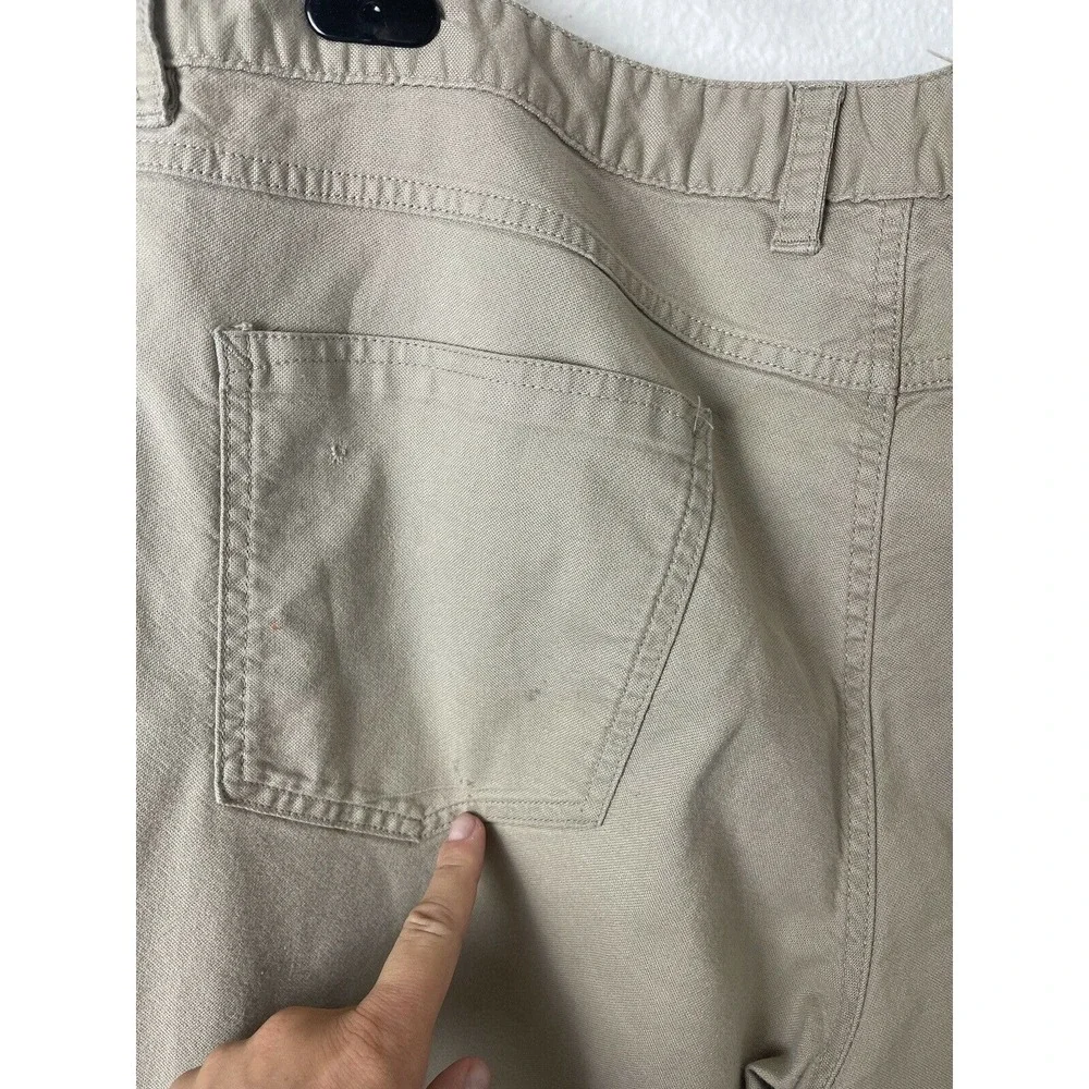 The North Face Men's Cargo Khaki Hiking Trail Pants Nylon Size 40 Outdoors‎ Fish