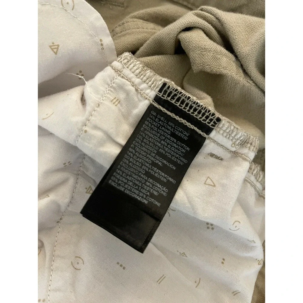 The North Face Men's Cargo Khaki Hiking Trail Pants Nylon Size 40 Outdoors‎ Fish