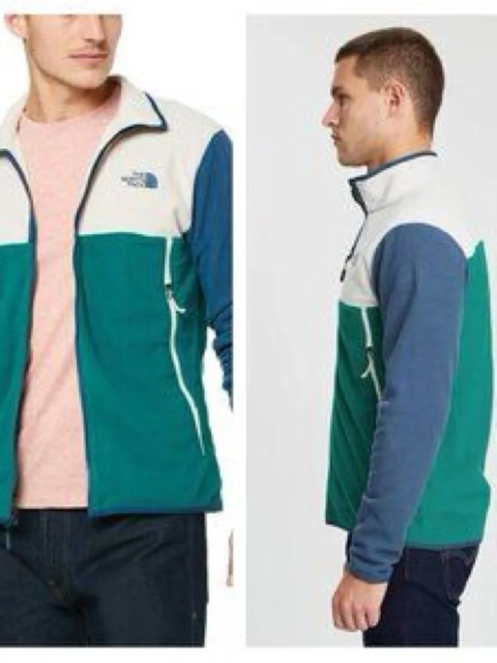 The North Face Glacier Alpine Fleece Colorblock Jacket