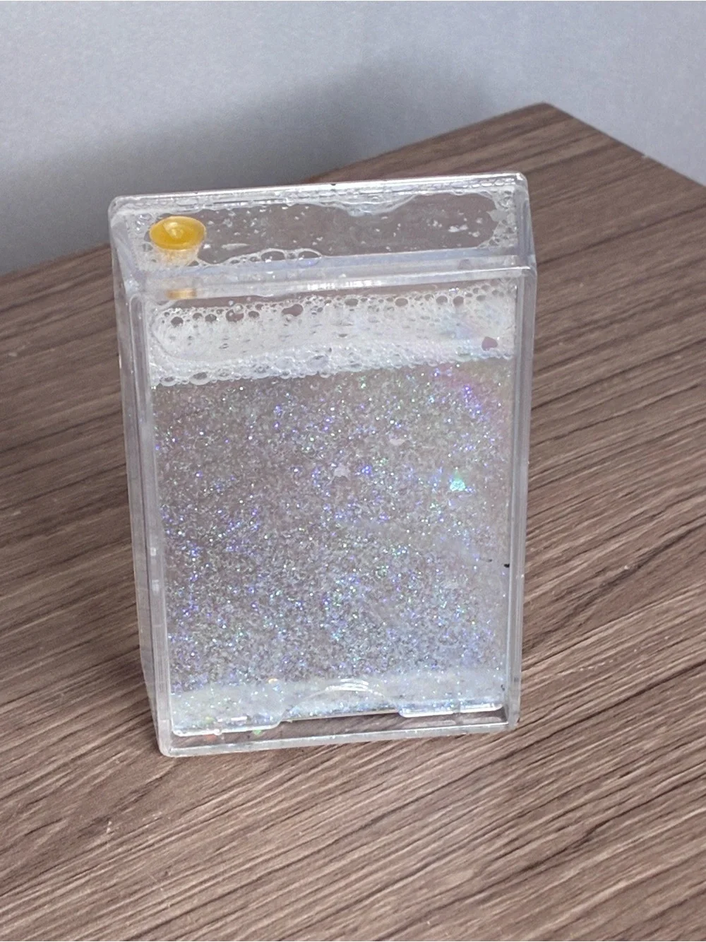 🐼 3/$25 GUC Silver Glitter Snow Globe Frame for Fuji Instax Prints