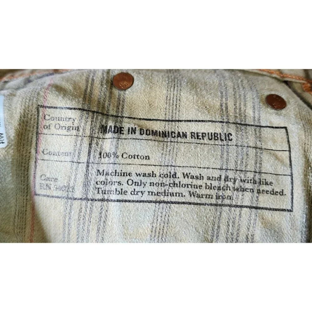 Banana Republic Blue Denim Slim Straight Button Fly‎ Jeans Size 32 x 30 Cotton