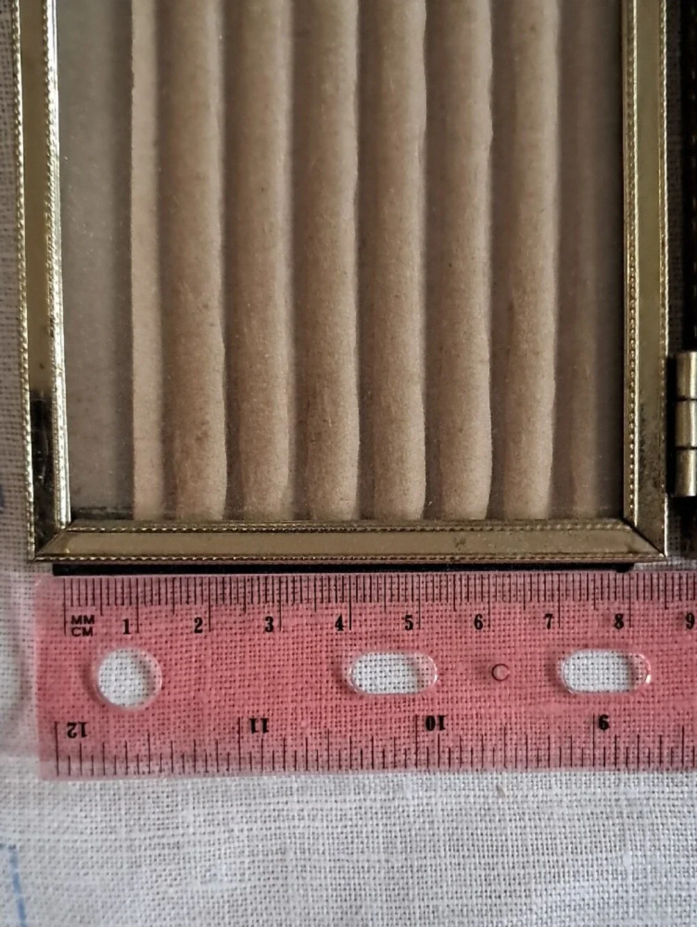 Vintage Triple Fold Brass Picture Frames