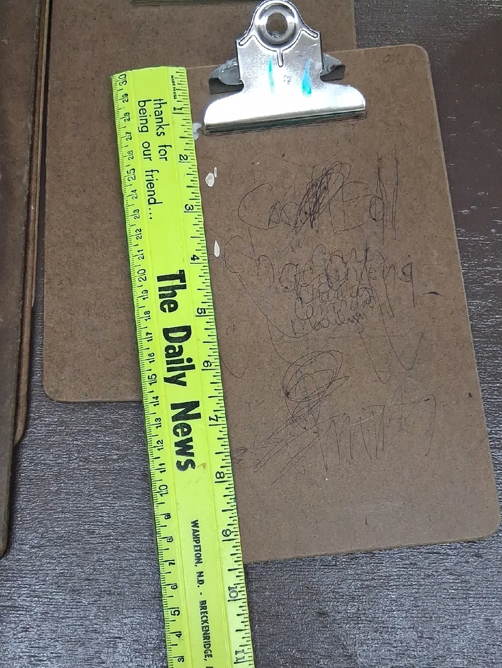Saunders recycled hardboard clipboards with high-arch clips-(8)‎