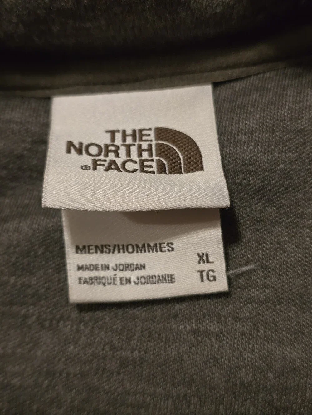 The North Face Men's Sherpa Patrol 1/4 Snap Fleece Pullover XL Taupe Gray Green