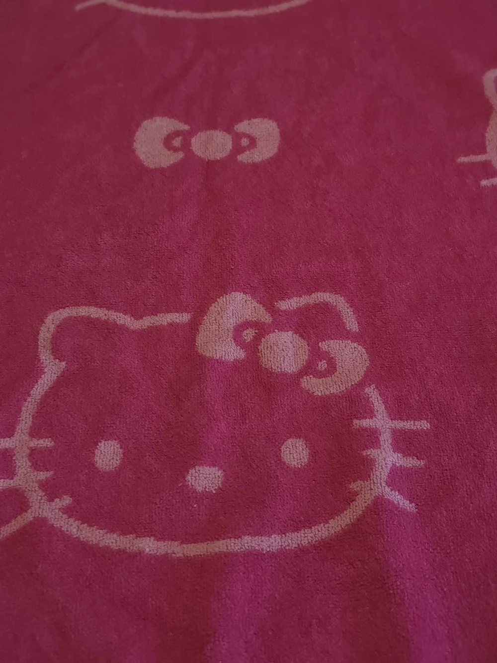 Hello Kitty Pink and White Character Beach Towel 57