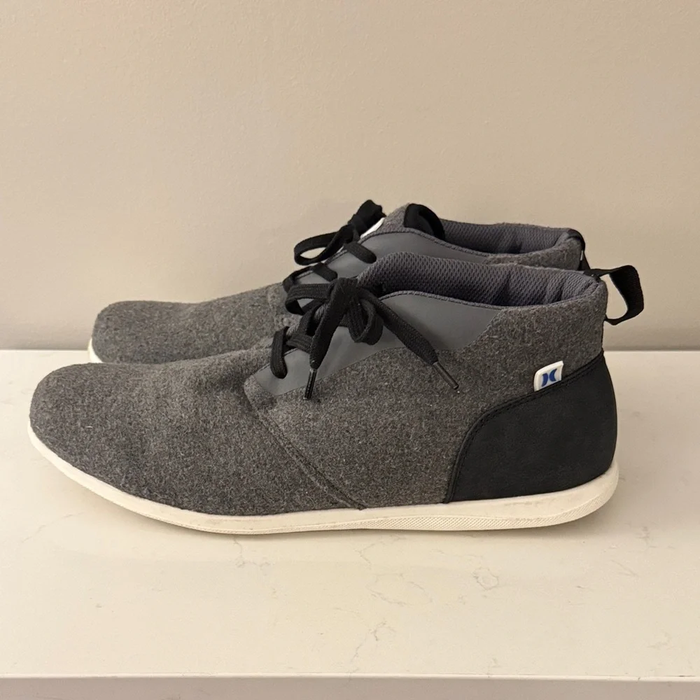Hurley Casual Franklin Gray Sneakers Men 12 $75