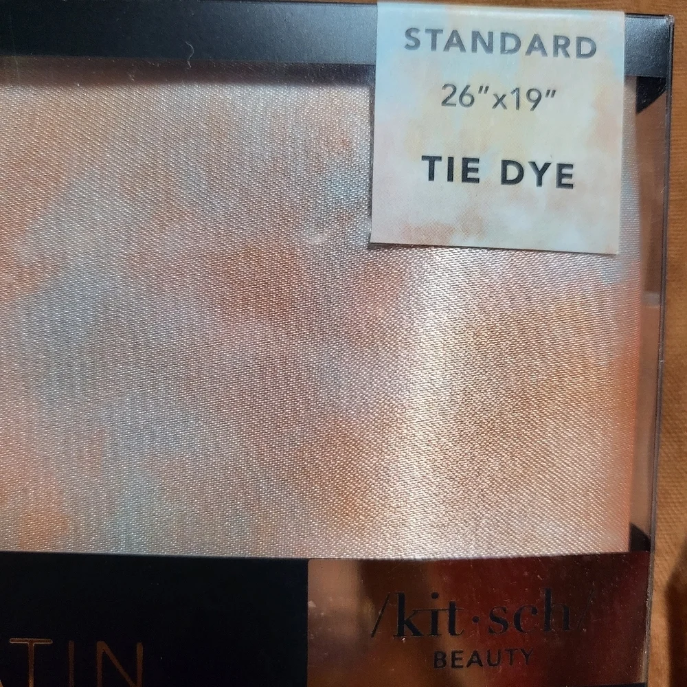 💥BUY 5 GET 3 FREE  Kitsch Tie Dye Satin Pillowcase Standard