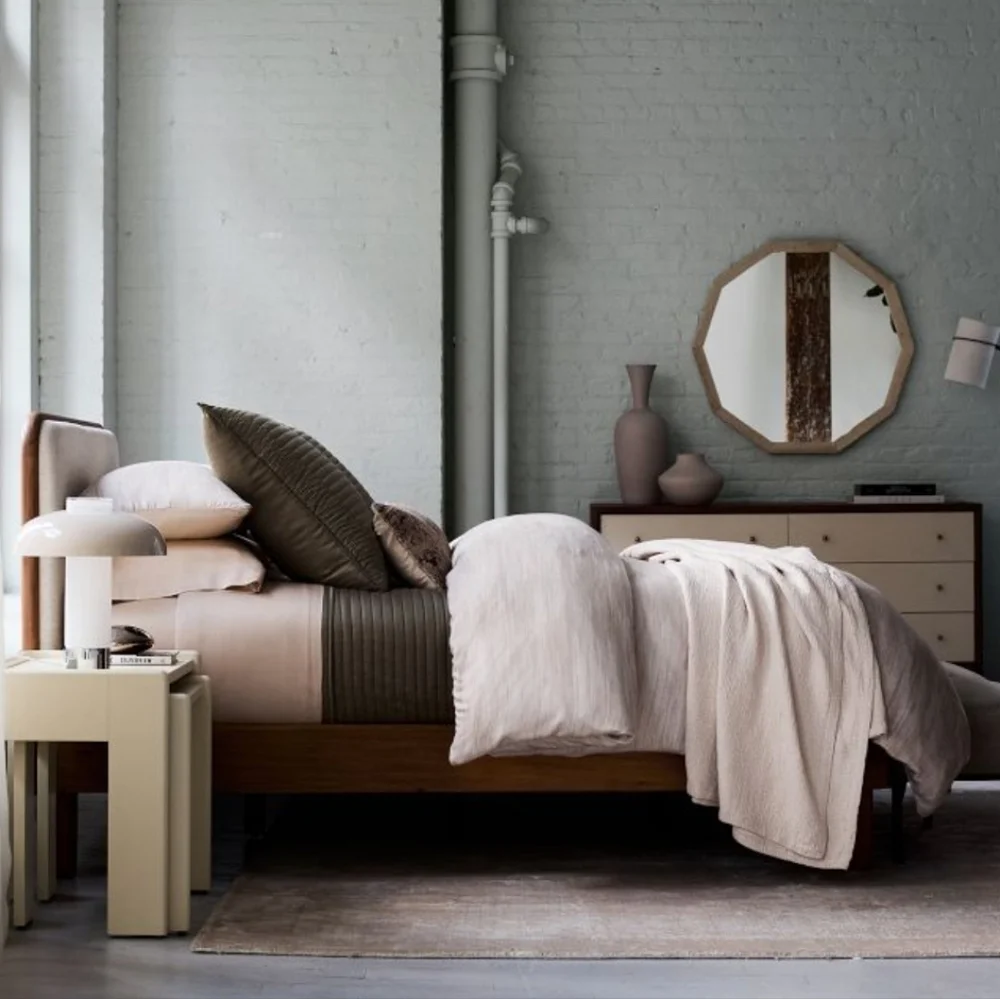 ❤️BUY 2 GET 1 FREE Silky TENCEL™ Striated Duvet Cover,Queen&King/California King