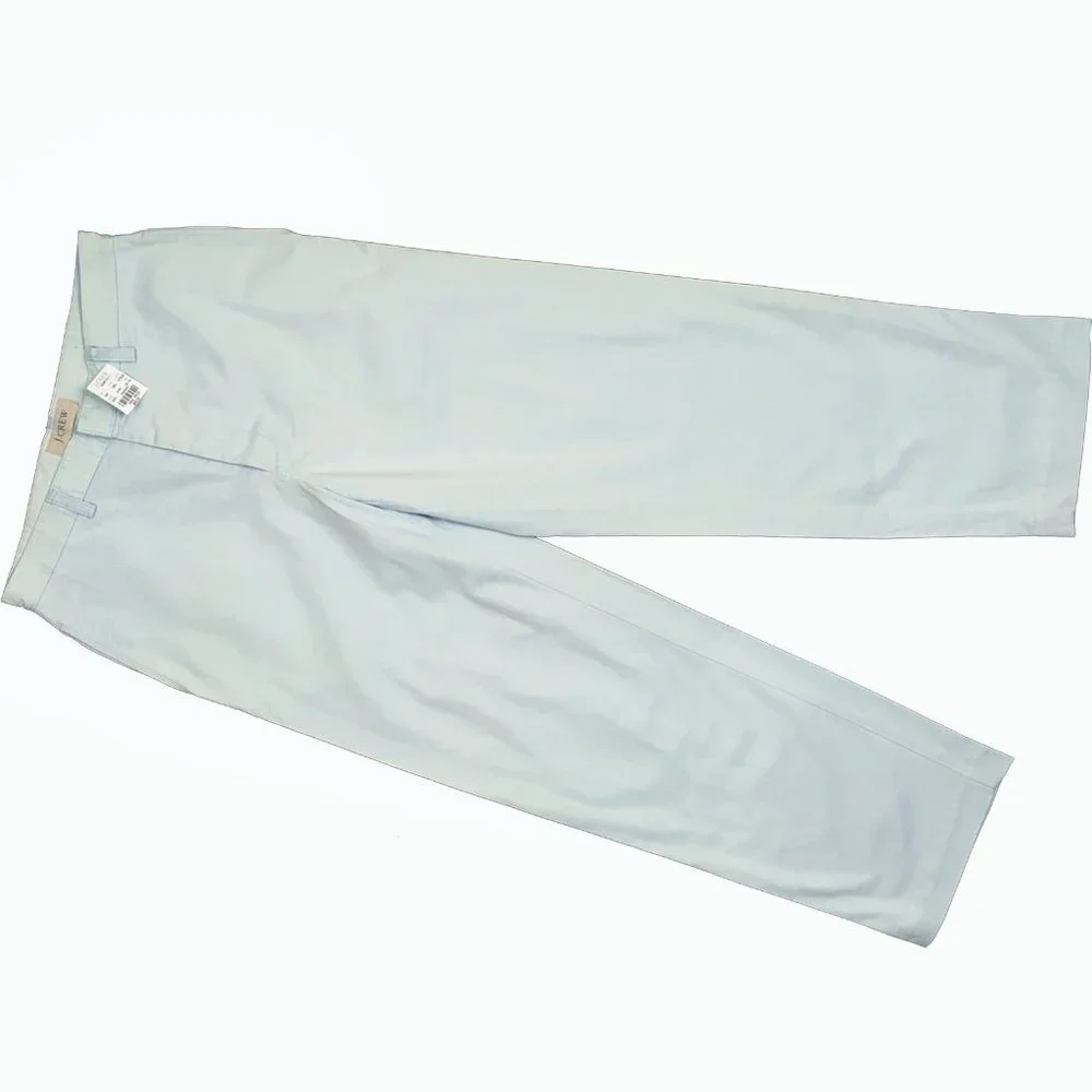 NEW Vintage J Crew Mens Chinos Pants! 32 33 34 Light Blue Wider Leg Inseam is 30