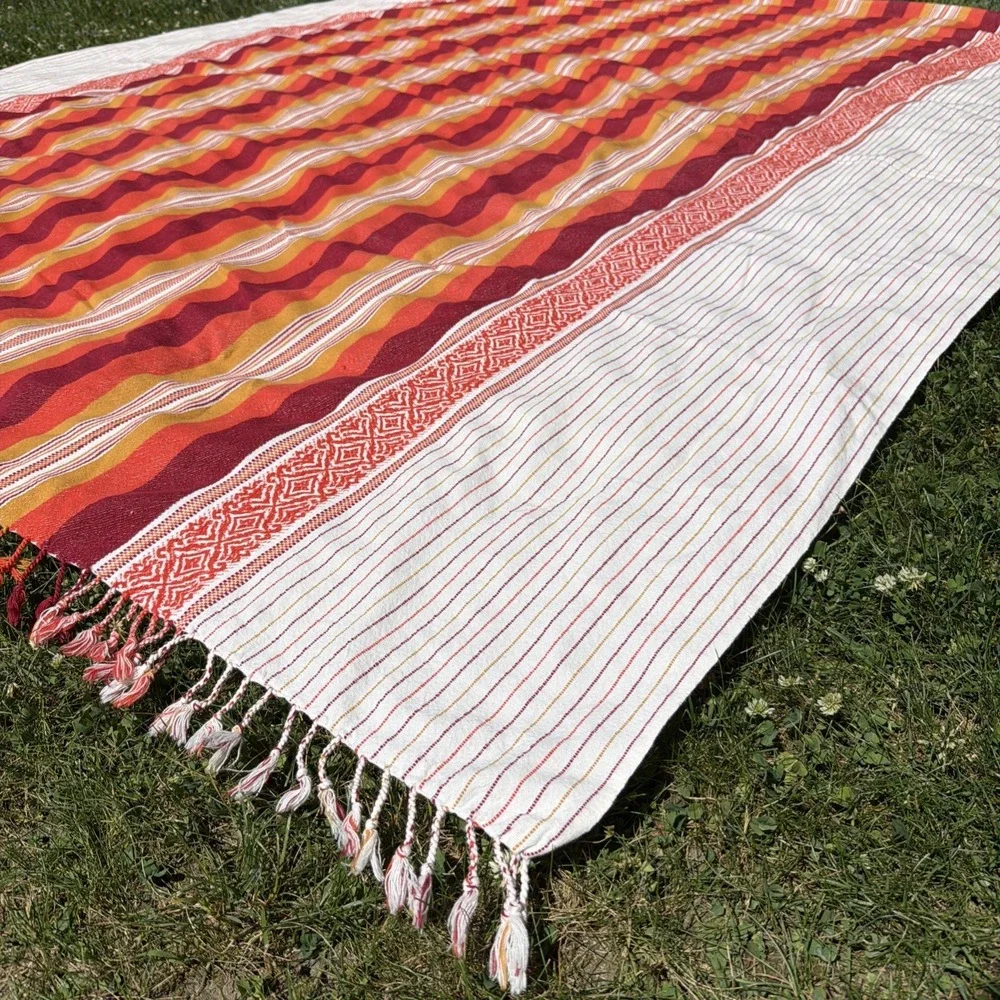Handmade handwoven colorful