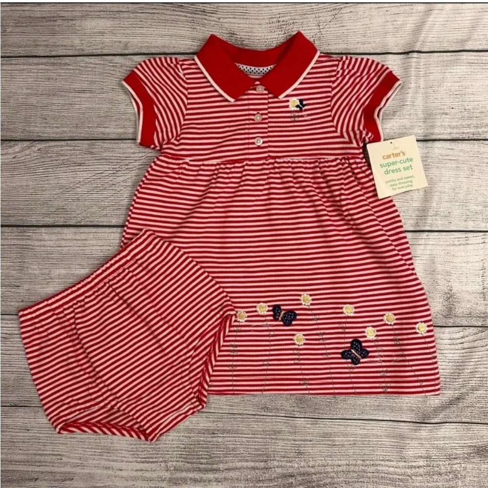 Carters red white
