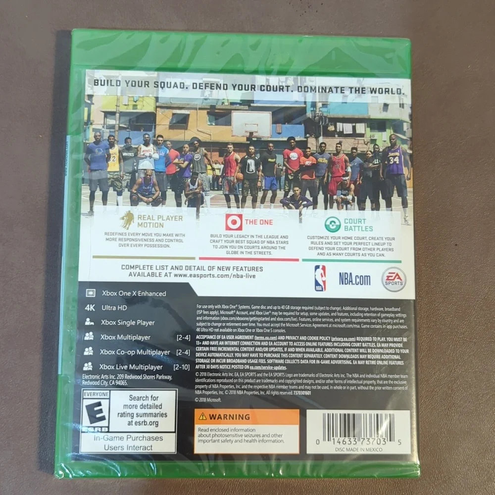 New Xbox one the one edition NBA Live 19 EA sports game 4k ultra hd NEW